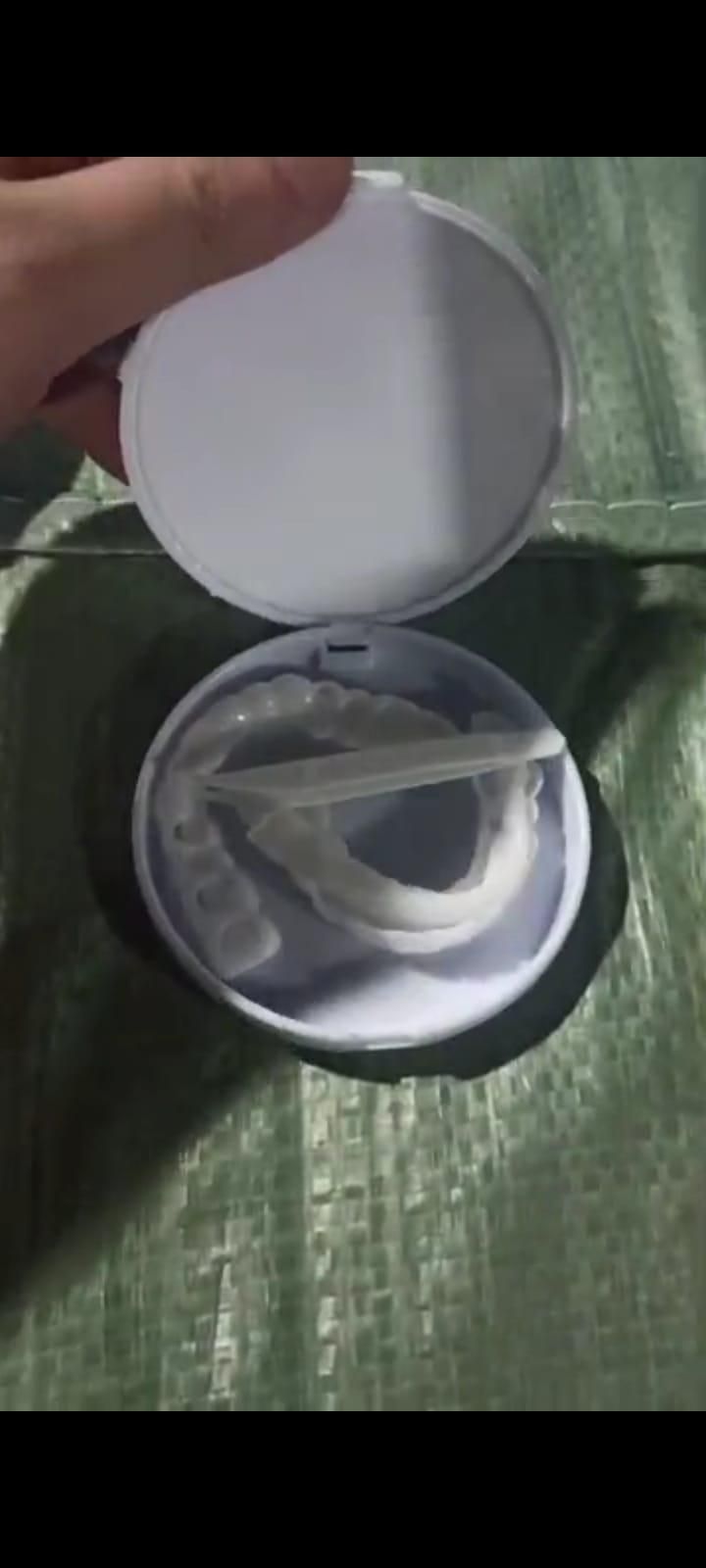 Confident on Smile Fit Flex Cosmetic Teeth