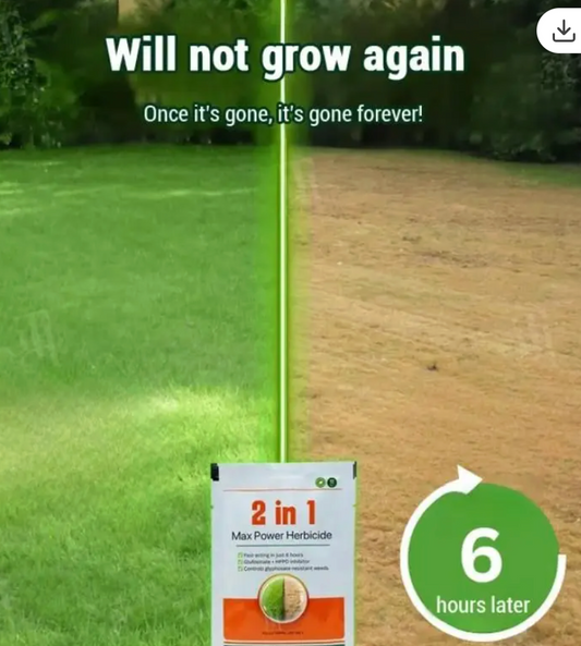 Dual-Action Wid Killer - Max Power Herbicide (Pack of 1)